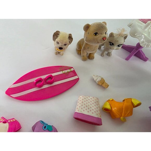 Polly Pocket Doll With Accessories & Outfits Set 33 pc lot - Picture 6 of 7